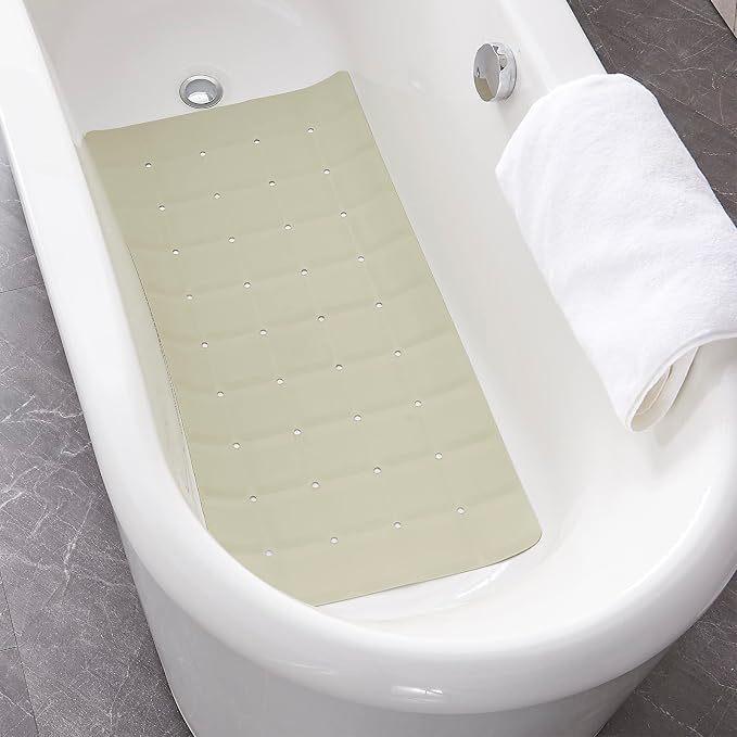 Foldable Silicone Bathtub Mat: Jumbo Size Heavy Duty Safety Bath Mat - Image 5