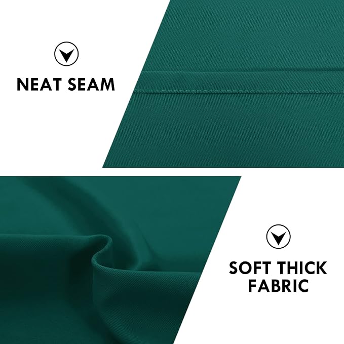 DWCN Blackout Curtains Thermal Insulated, Energy Saving & Noise Reducing - Image 6