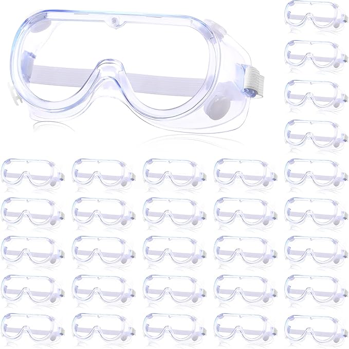 Yunsailing Protective Safety Goggles Lab Over Glasses Clear Anti Fog Eye by Yunsailing