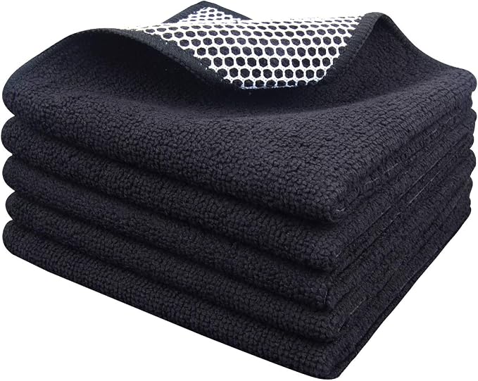 SINLAND Microfiber Dish Cloth for Washing DishesBest Kitchen Washcloth Cleaning by SINLAND