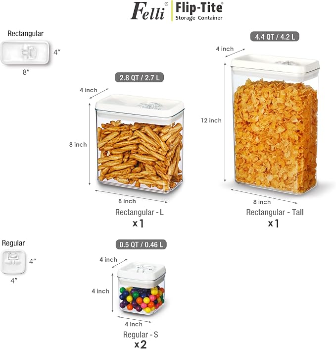 Felli Flip Tite Storage Container - Image 4