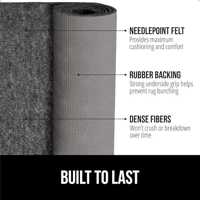 GORILLA GRIP Felt and Natural Rubber Stay in Place Slip Resistant Rug Pad - Image 3
