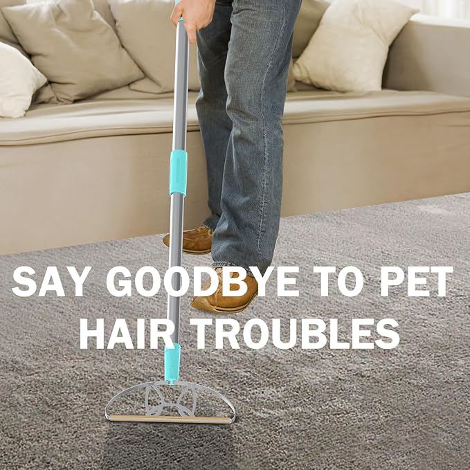 63‘’Ultra Long Heavy Duty Carpet Rake - Image 6