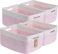 Large Storage Baskets for Organizing, Closet Shelf Baskets for Clothes Blanket by MiniArkStorageBasketsHome