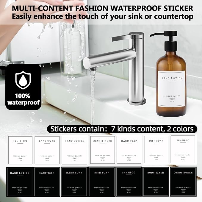 Amber Glass Soap Dispenser - Image 4