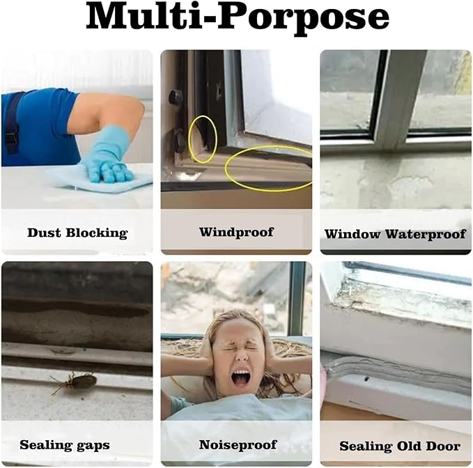 Air Conditioner Window Weather Sealing Tape 2 Inch x 33 FT Weather Stripping - Image 5