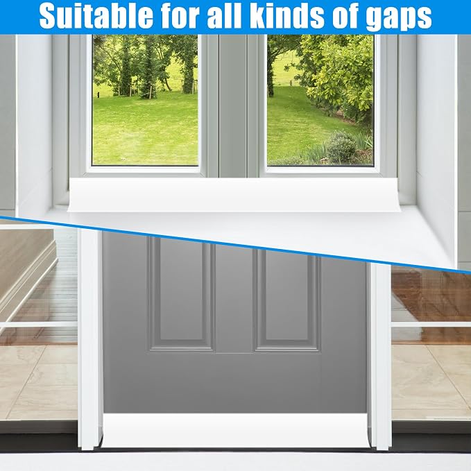 Draft Seal Tape for Doors and Windows 2 in x 20 Ft Silicone Weather Stripping - Image 6