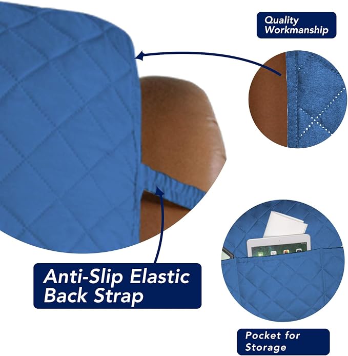 PureFit Reversible Quilted Sofa Cover, Water Resistant Slipcover Furniture - Image 3