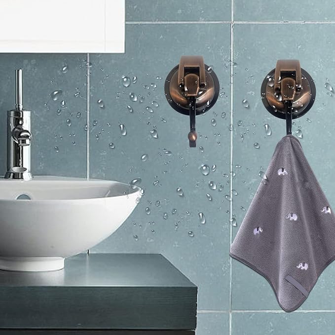 Suction Cup Hooks Heavy Duty Vacuum Suction Shower Hooks Glass Suction Cup - Image 3