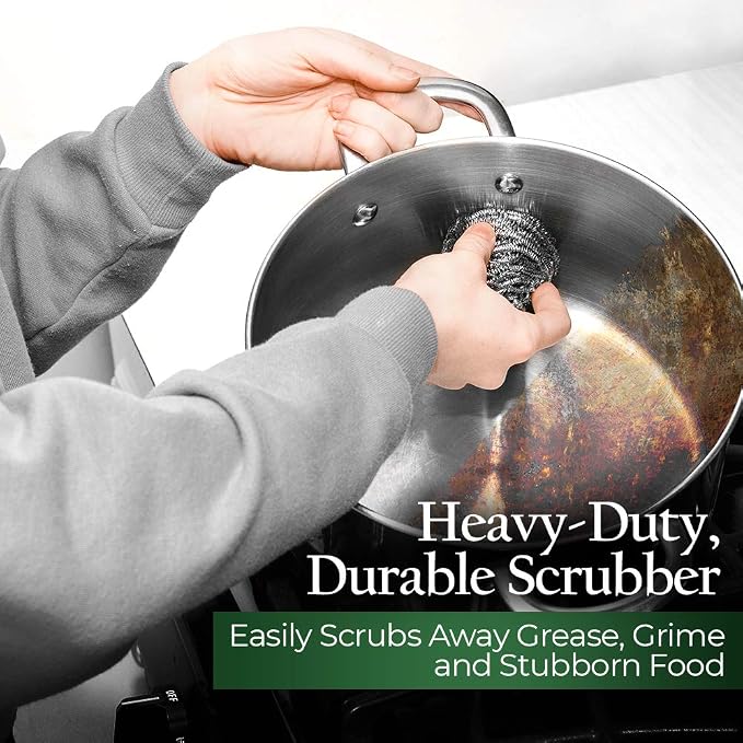 Stanley Home Products Stainless Steel Kitchen Scouring Cleaners - Image 4