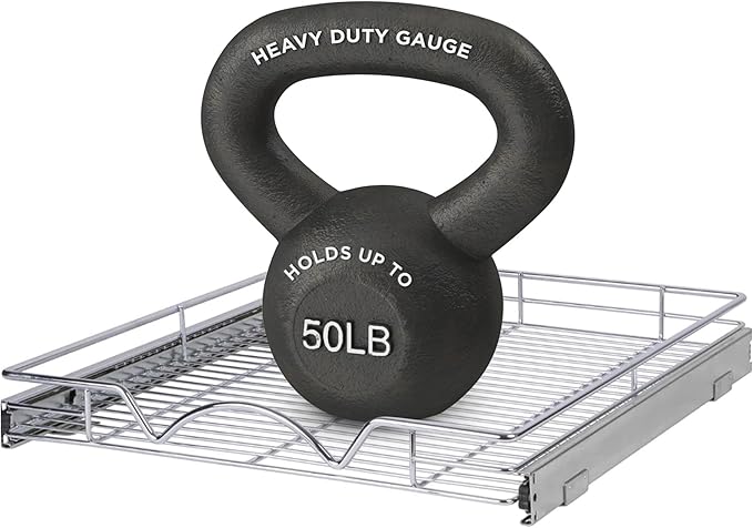 HOLDN’ STORAGE Pull Out Cabinet Organizer, Heavy Duty Caddy w/Lifetime Limited - Image 3