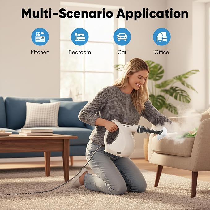 Saker Handheld Steam Cleaner New, Portable Steam Cleaner - Image 7