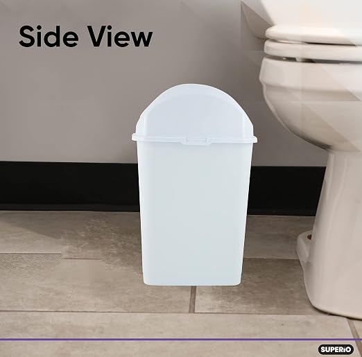 Superio Small 2.5 Gallon Plastic Trash Can - Image 6