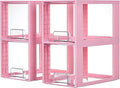 Vtopmart 4 Pack Large Stackable Storage Drawers, Easily Assemble Acrylic by Vtopmart