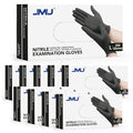 JMU Nitrile Exam Gloves Large Bulk, 3.5Mil Black Disposable Gloves Latex Free by JMU