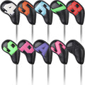 CRAFTSMAN GOLF 12pcs or 1pc Thick Synthetic Leather Golf Iron Head Covers Set by CRAFTSMANGOLF