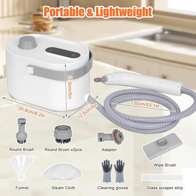 9 in 1 Handheld Steam Cleaner for Home Use, Portable Steamer for Cleaning - Image 7
