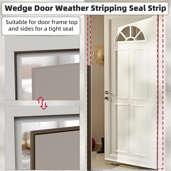 3 Pack*16.4 Ft Weather Stripping Seal Strip - Image 4
