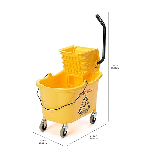 Amazon Basics Side Press Wringer Combo Commercial Floor Cleaning Rectangular - Image 6