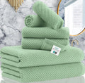 VOOVA & MOVAS Green Towels for Bathroom by VOOVAMOVAS
