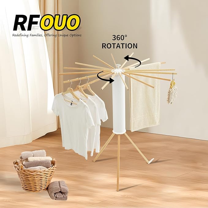 Clothes Drying Rack Tripod, Laundry Hanger Dryer Rack, Portable Drying Rack - Image 4