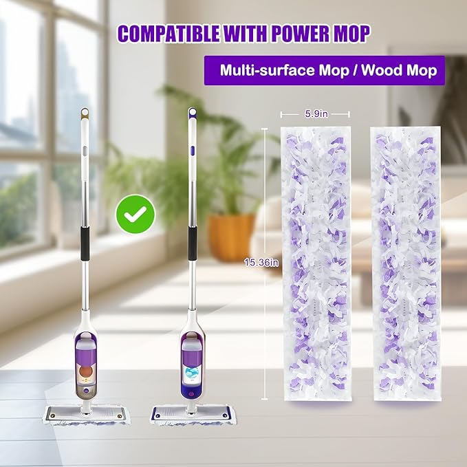 30 Count Power Mop Pads Refills - Image 2