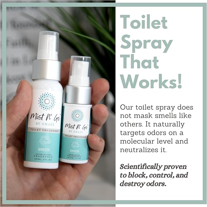 Mist N’ Go by Omaze Travel Bathroom Spray - Image 3