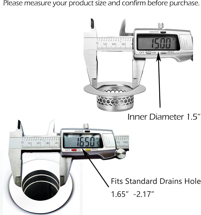 Hair Catcher Shower Drain Bathtub Lavatory Sink Drain Strainer - Image 5