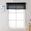 Chyhomenyc Black Sheer Valances by Chyhomenyc