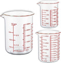 Ackers High Borosilicate Glass Measuring Cup Set by AckersBORO33