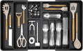 Lifewit Large Silverware Drawer Organizer, Plastic Cooking Utensil Tray by Lifewit