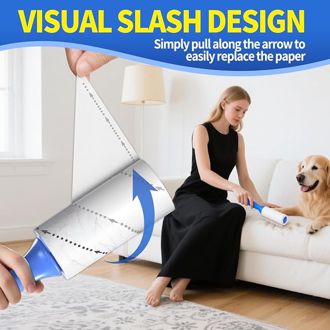 lint Rollers for pet Hair Extra Sticky Heavy Duty Lent Roller for Dog and Cat - Image 7