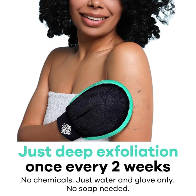 Dermasuri - Deep Exfoliating Glove - Korean Exfoliating Mitt - Body Scrubber - Image 8