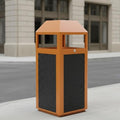 Commercial Metal Outdoor Trash Can by CrazyAnt