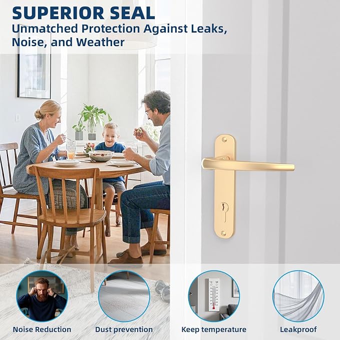 Heavy-Duty 36 ft x 3 in Weather Stripping, Extra Thick 2mm Door Draft Stopper - Image 8