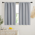 RYB HOME Kitchen Curtains 45 inch Length 2 Panels Set, Privacy Assured Drapes by RYBHOME