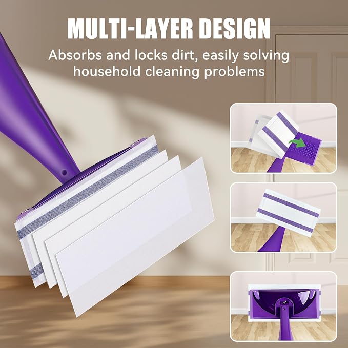 40 Pack Disposable Mop Pad Refills - Image 4