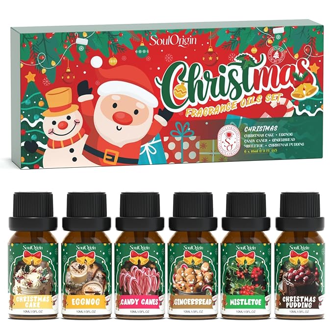 Christmas Essential Oils Set, Fragrance Oil Set by SoulOrigin
