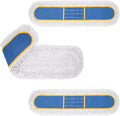 KeFanta 24" Commercial Dust Mop Replacement Heads, 3 Pack Reusable Industrial by KeFanta