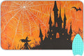 Orange Halloween Bat Castle 01 Ironing Mat by Tatenale