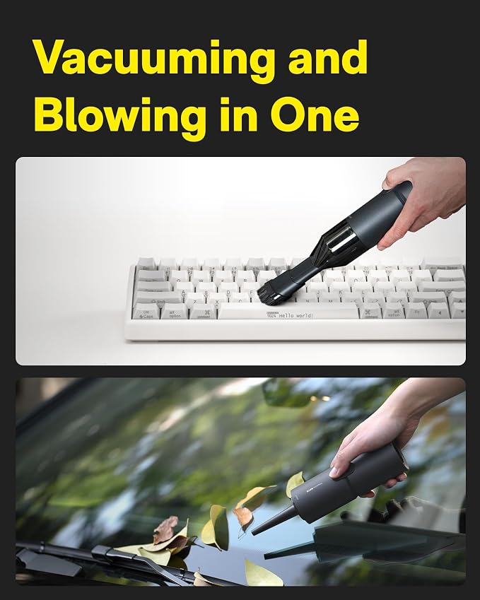 HOTO Handheld Vacuum Cleaner Cordless, Desk Vacuum Cleaner Compressed Electric - Image 4