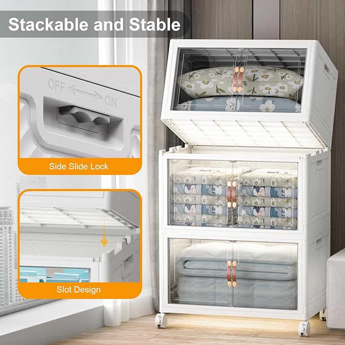 Extra Large Stackable Storage Bins - Image 4