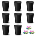 Bathroom Trash Can, 8 Pack 1.8 Gallons Small Trash Can by Lysam