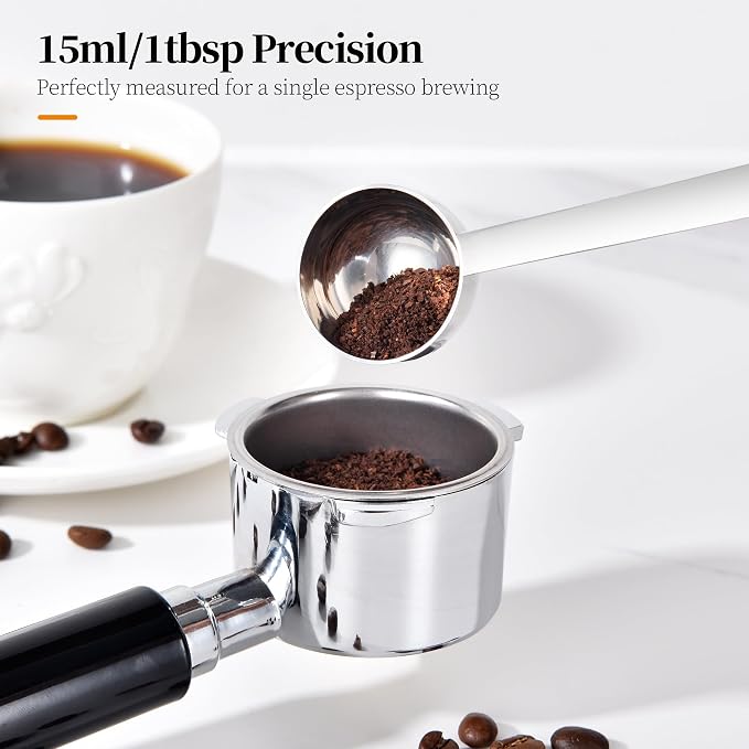 Long Handle Coffee Scoop: 5.64 Inch 18/8 Stainless Steel 1 Tablespoon Metal - Image 7
