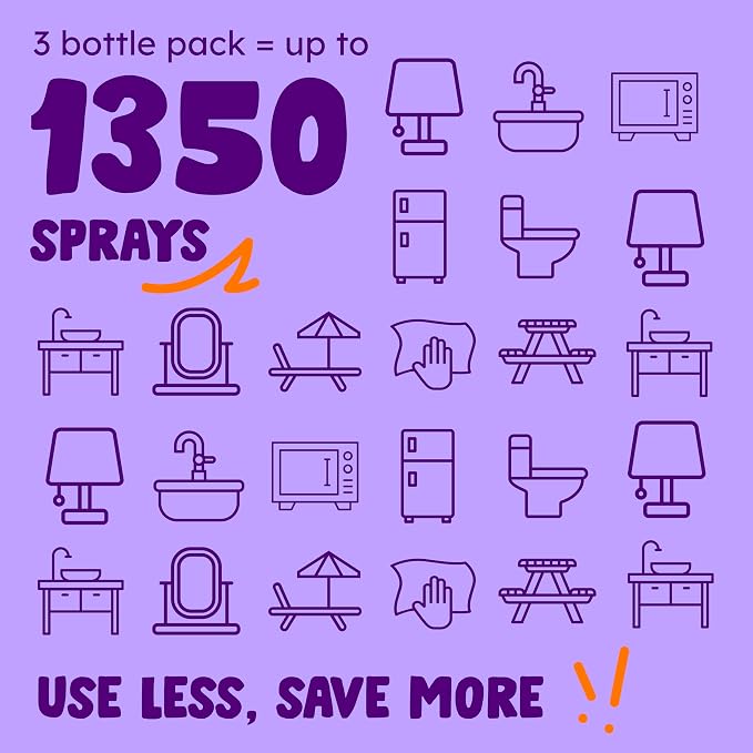 Originally Yellow Lavender Vinegar All Purpose Cleaning Spray | Distilled - Image 2