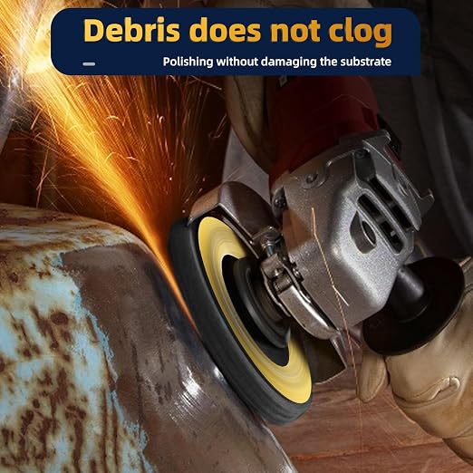 10 Pack 4.5 inch Strip Discs for Angle Grinder, Wire Stripping Wheel Paint - Image 6