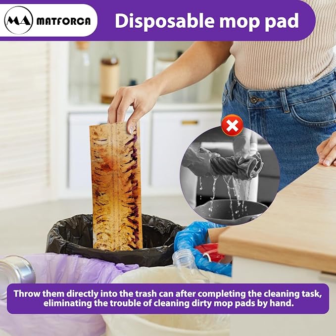 6 Pack Swiffer Power Mop Pads – Disposable Wet Mop Refills - Image 5