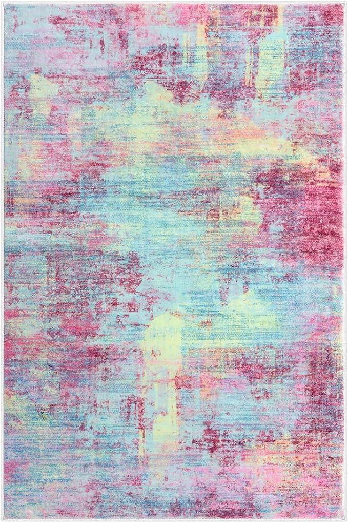 IOHOUZE Small Abstract Area Rug 2x3 Ft Entryway Rugs Washable Door Mat Indoor - Image 9