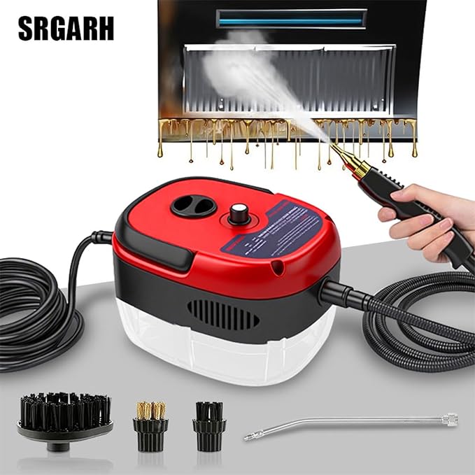 Handheld Steam Cleaner, 2500W Portable High Temp Bathroom Power Steamer - Image 6