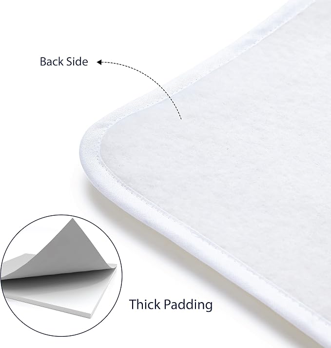 Encasa XO Ironing Mat/Pad with 3mm Padding & Silicone Iron Rest - Image 6